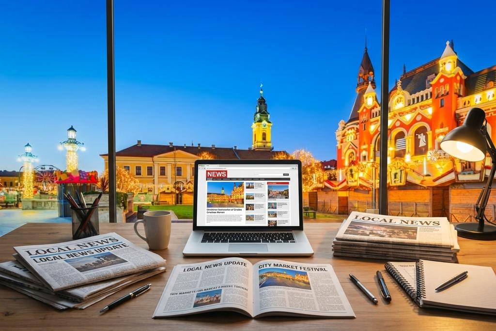 Dark editorial visual for Arad Online local news coverage.